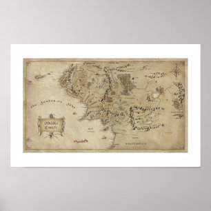 MIDDLE-EARTH™ Map Poster