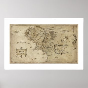 Middle Earth™ Poster by thehobbit at Zazzle