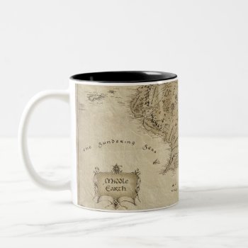 Middle Earth™ Two-tone Coffee Mug by thehobbit at Zazzle