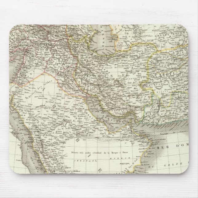 Middle East Atlas Map 2 Mouse Pad (Front)