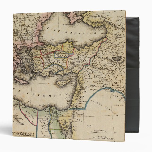 Middle East Atlas Map 3 Ring Binder (Front/Inside)