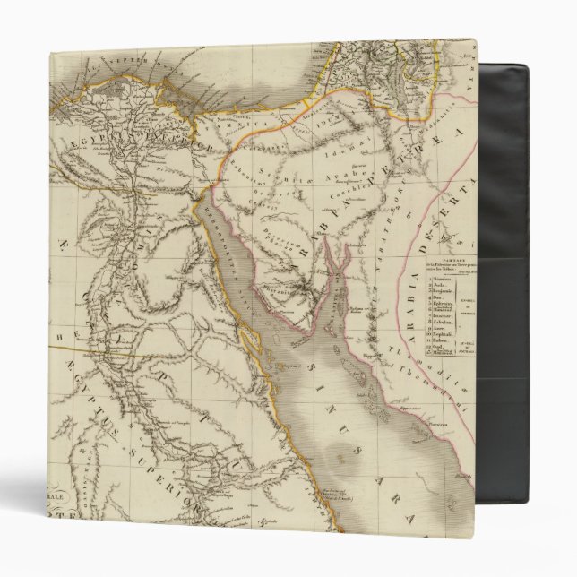 Middle East atlas map Binder (Front/Inside)