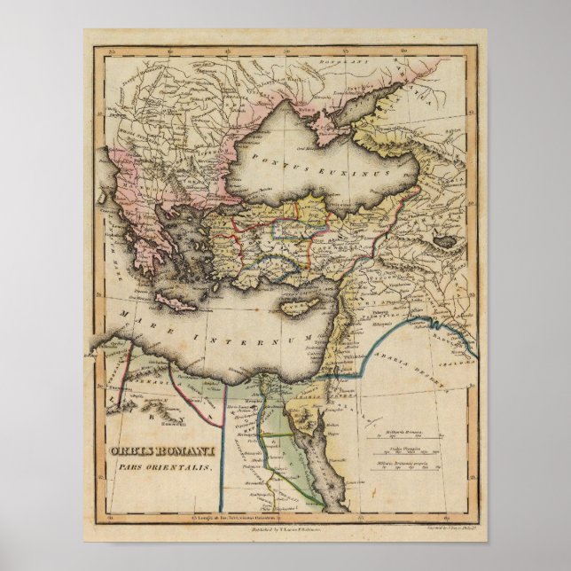 Middle East Atlas Map Poster (Front)
