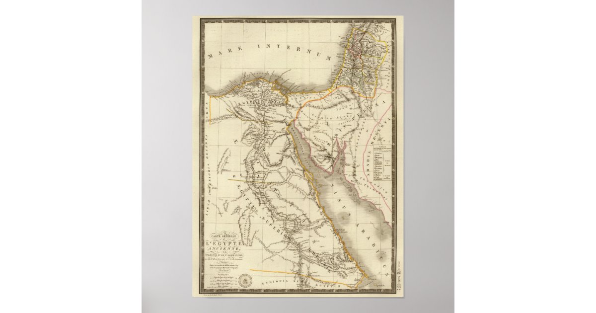 Middle East atlas map Poster | Zazzle