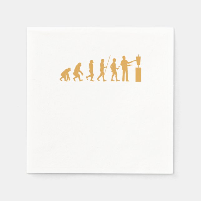 Middle East Beef Doner Kebab Chef Business Owner E Napkins (Front)