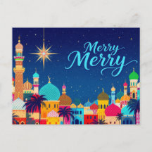Middle East City Christmas Star