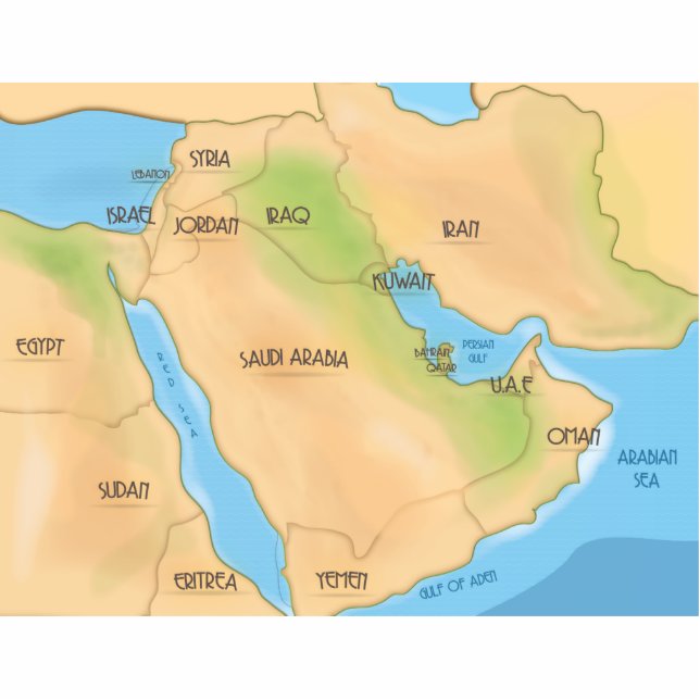 Middle East Cutout (Front)