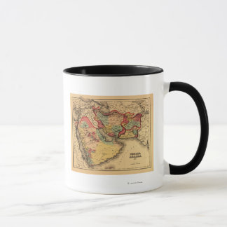 Middle East "Persia Arabia"Panoramic Map Mug