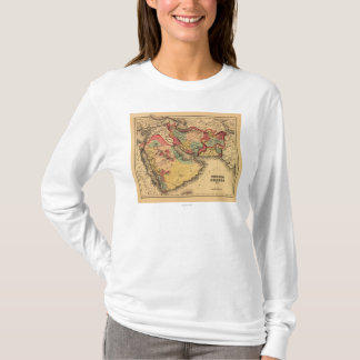 Middle East "Persia Arabia"Panoramic Map T-Shirt