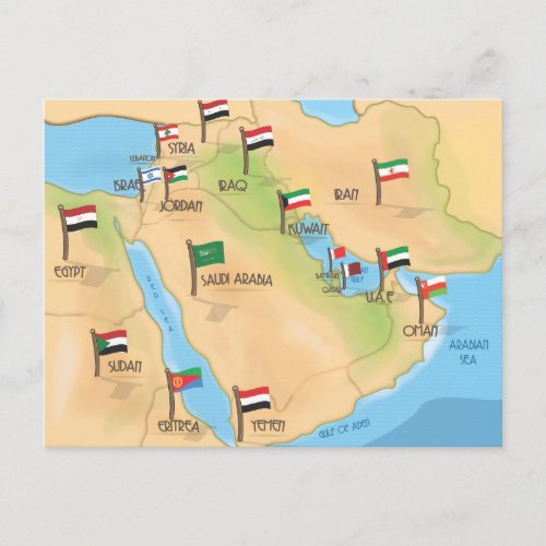 Middle East Postcard