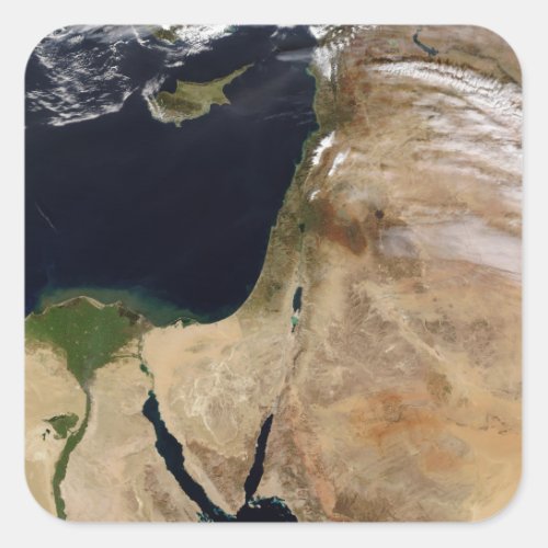 Middle East Square Sticker