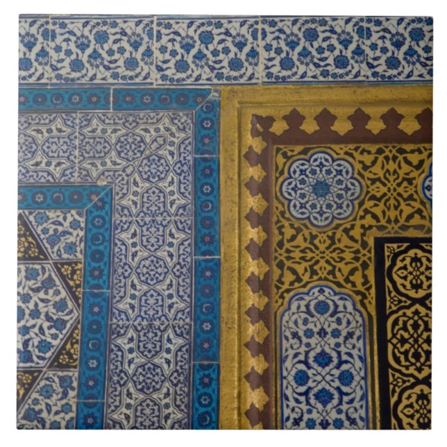 Middle East Turkey and city of Istanbul with the Ceramic Tile (Front)