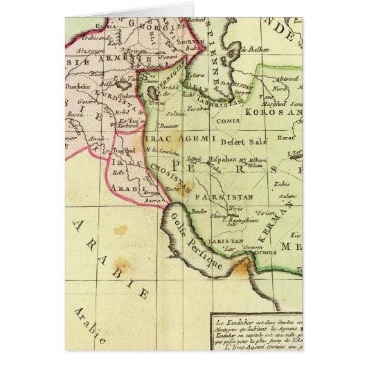 Middle East, Turkey, Iran Cards (Front)