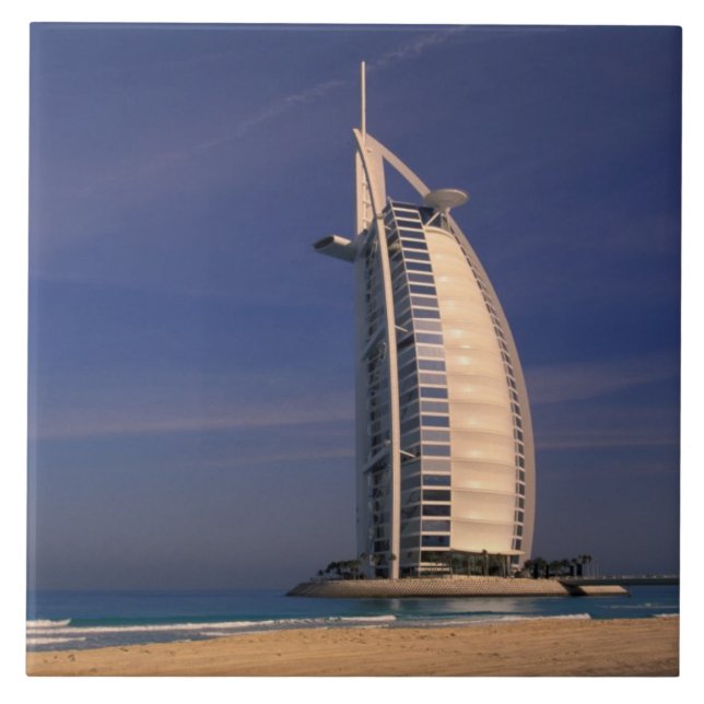 Middle East, United Arab Emirates, Dubai, Burj Tile (Front)
