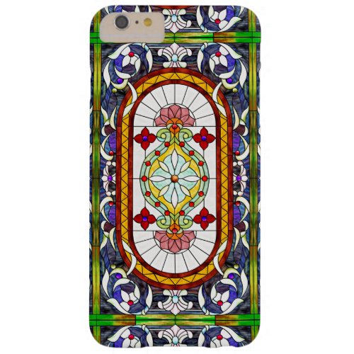 Middle_Eastern Art Nouveau Stained Glass Pattern Barely There iPhone 6 Plus Case