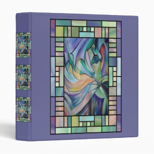 Middle Eastern Belly Dancer With Pastel Veils Binder