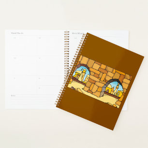 Middle Eastern Desert City Through Ancient Arch Planner