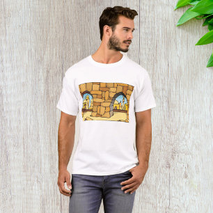 Middle Eastern Desert City Through Ancient Arch T-Shirt