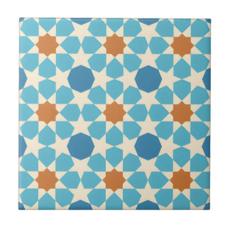 middle eastern harmonious floral pattern tiles