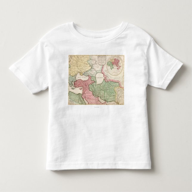 Middle EastPanoramic MapMiddle East Toddler T-shirt (Front)
