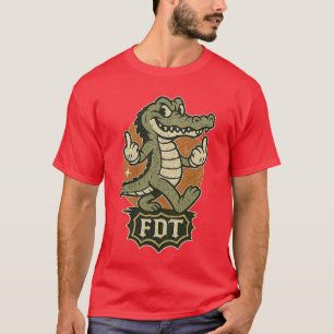 Middle Finger Alligator FDT T-Shirt