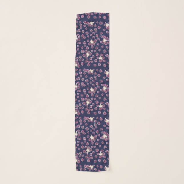 Middle Finger Floral Scarf (Front)