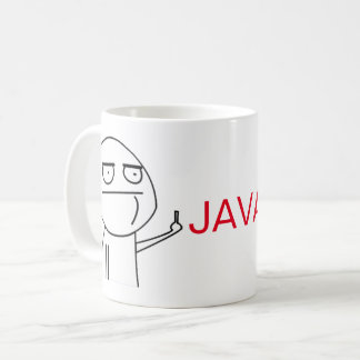 Middle Finger Java Programmers' Coffee Mug