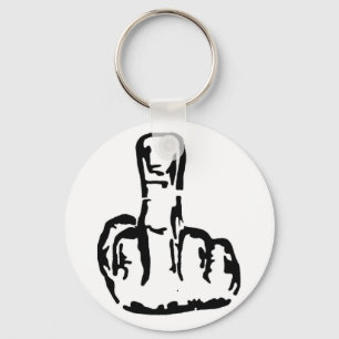 Middle Finger Keychain