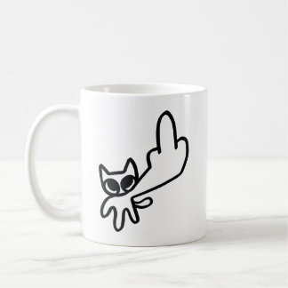 Middle Finger Meme Coffee Mug