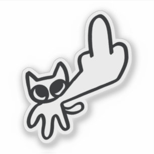  Middle Finger Meme Sticker