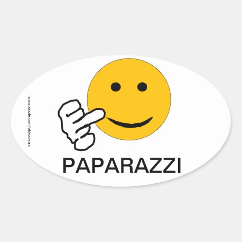 Middle Finger Paparazzi Sticker