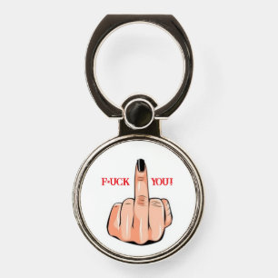 Middle Finger Phone Ring Stand
