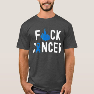 Middle Finger Pink Ribbon Awareness (27)  T-Shirt