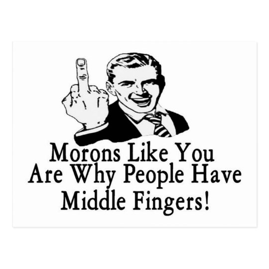middle finger postcard zazzle com flyers logo middle finger