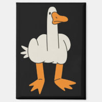 Middle Finger Seagull Humor Funny Gesture Flip Off