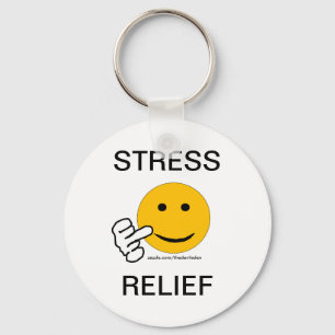 Middle Finger Stress Relief Keychain