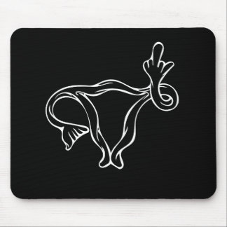 Middle Finger Uterus Pro-choice  Mouse Pad