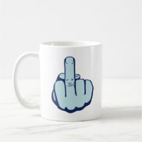 Middle fingers mug