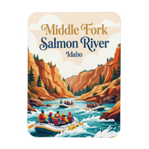 Middle Fork Salmon River Idaho Magnet
