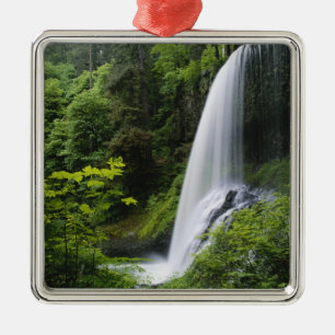 Middle North falls, Silver Falls State Park, Metal Ornament