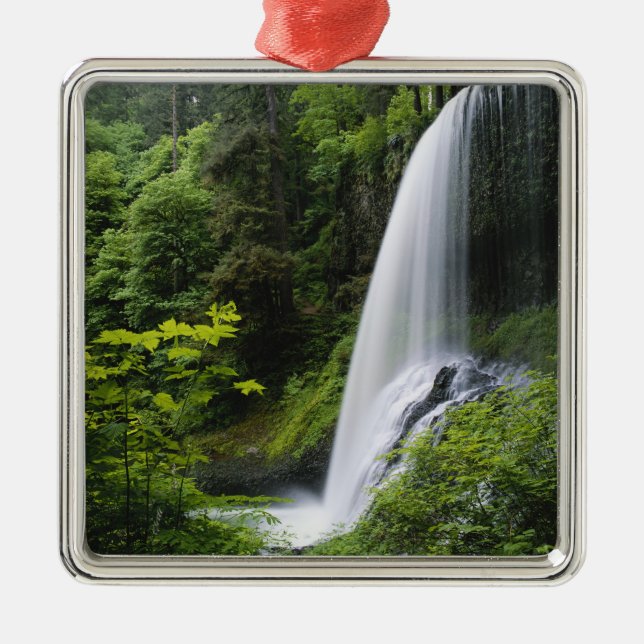 Middle North falls, Silver Falls State Park, Metal Ornament (Front)