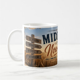 Middle of Nowhere Glasgow Montana Coffee Mug