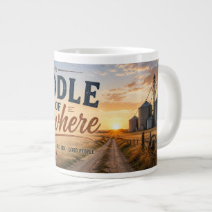 Middle of Nowhere Glasgow Montana Giant Coffee Mug