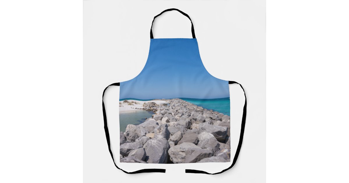 Middle Of Shell Island Jetty Apron | Zazzle