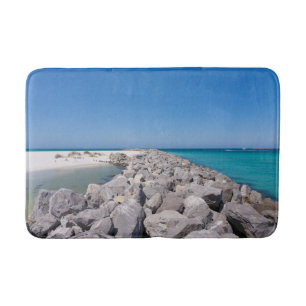 Middle Of Shell Island Jetty Bath Mat