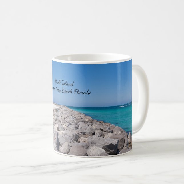 Middle Of Shell Island Jetty Classic Mug (Front Right)