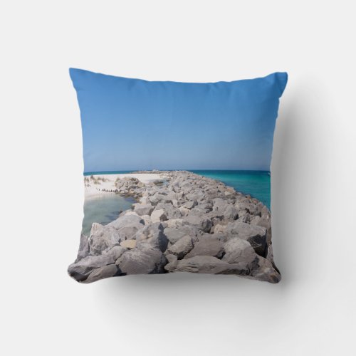 Middle Of Shell Island Jetty Pillow