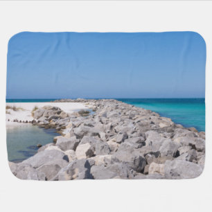 Middle Of Shell Island Jetty Receiving Blanket