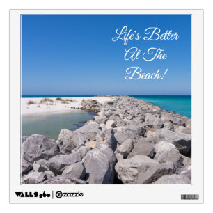 Middle Of Shell Island Jetty Wall Decal