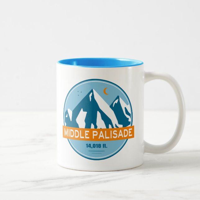 Middle Palisade California Stars Moon Two-Tone Coffee Mug (Right)